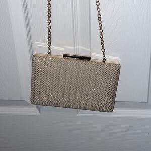Sondra Roberts Clutch with gold hardware